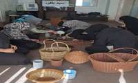 دوره آموزشی تسمه بافی به آسیب دیدگان اجتماعی از اعتیاد